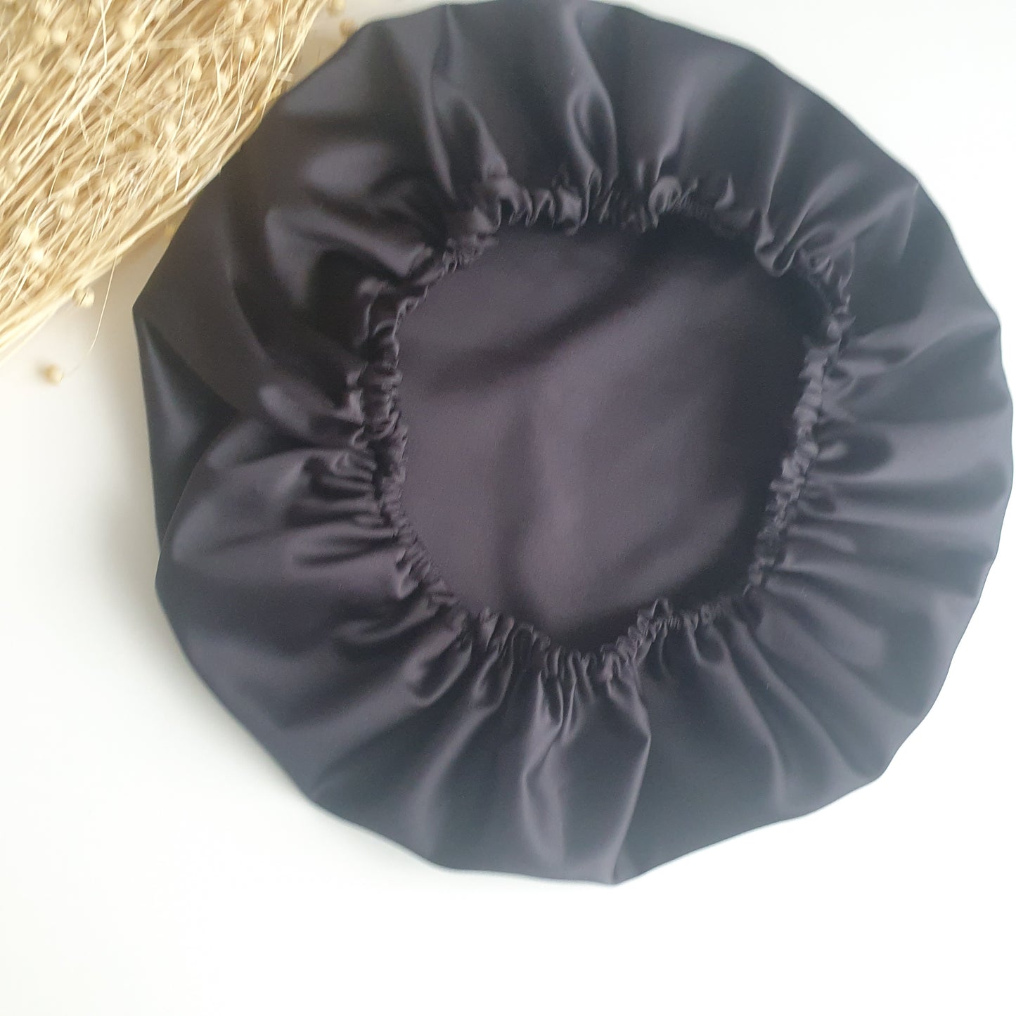 Bonnet de Soin Satin Noir