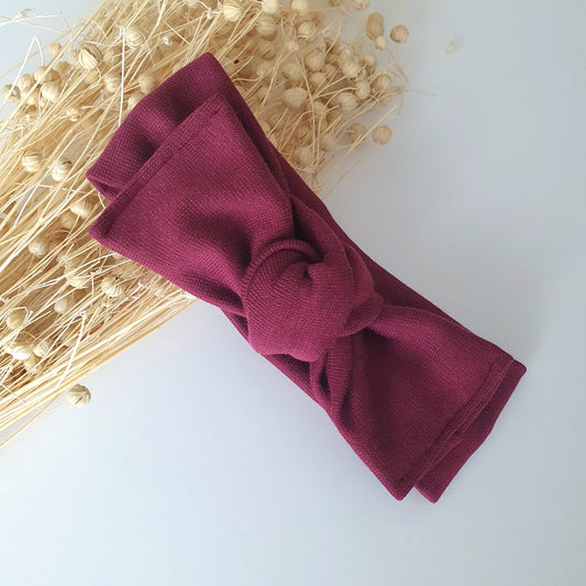 Bandeau Bébé Bordeaux - Mlle ChouChou